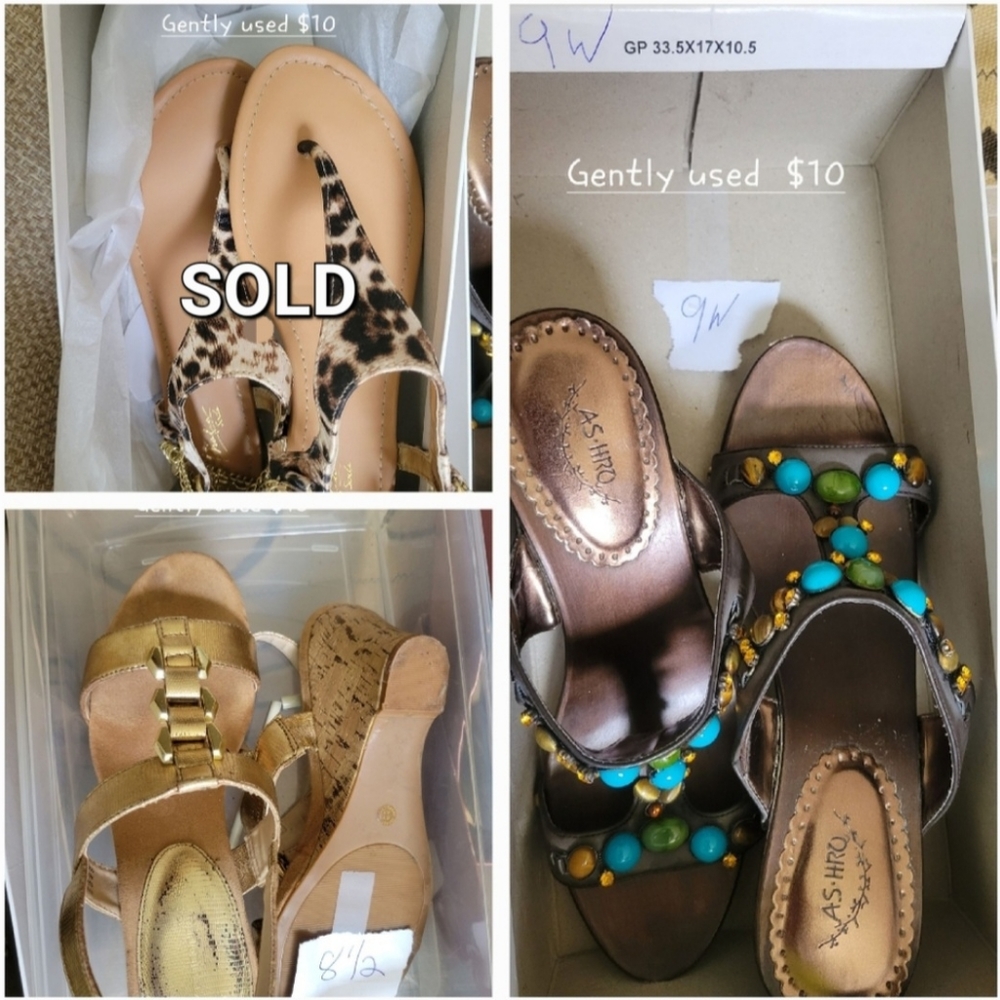 Women's Sandals $8 each pair